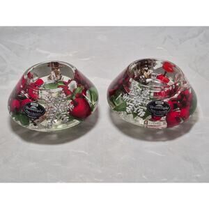 💥 2 Dreamlight Candle Holder 4" × 2" Holiday Christmas Decoration TraumLicht